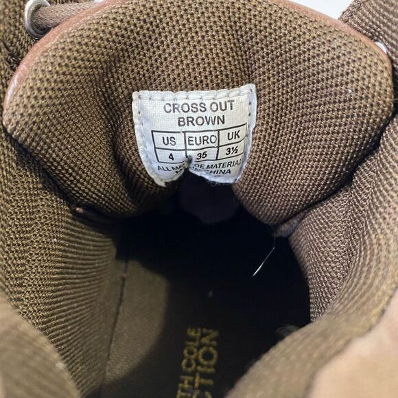 Kenneth Cole Reaction Cross Out Lace Up Shoes Ankle Boots Boys Size 5 - Picture 11 of 15